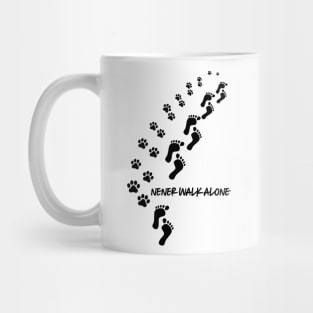 Dog Lover Never Walk Alone Mug